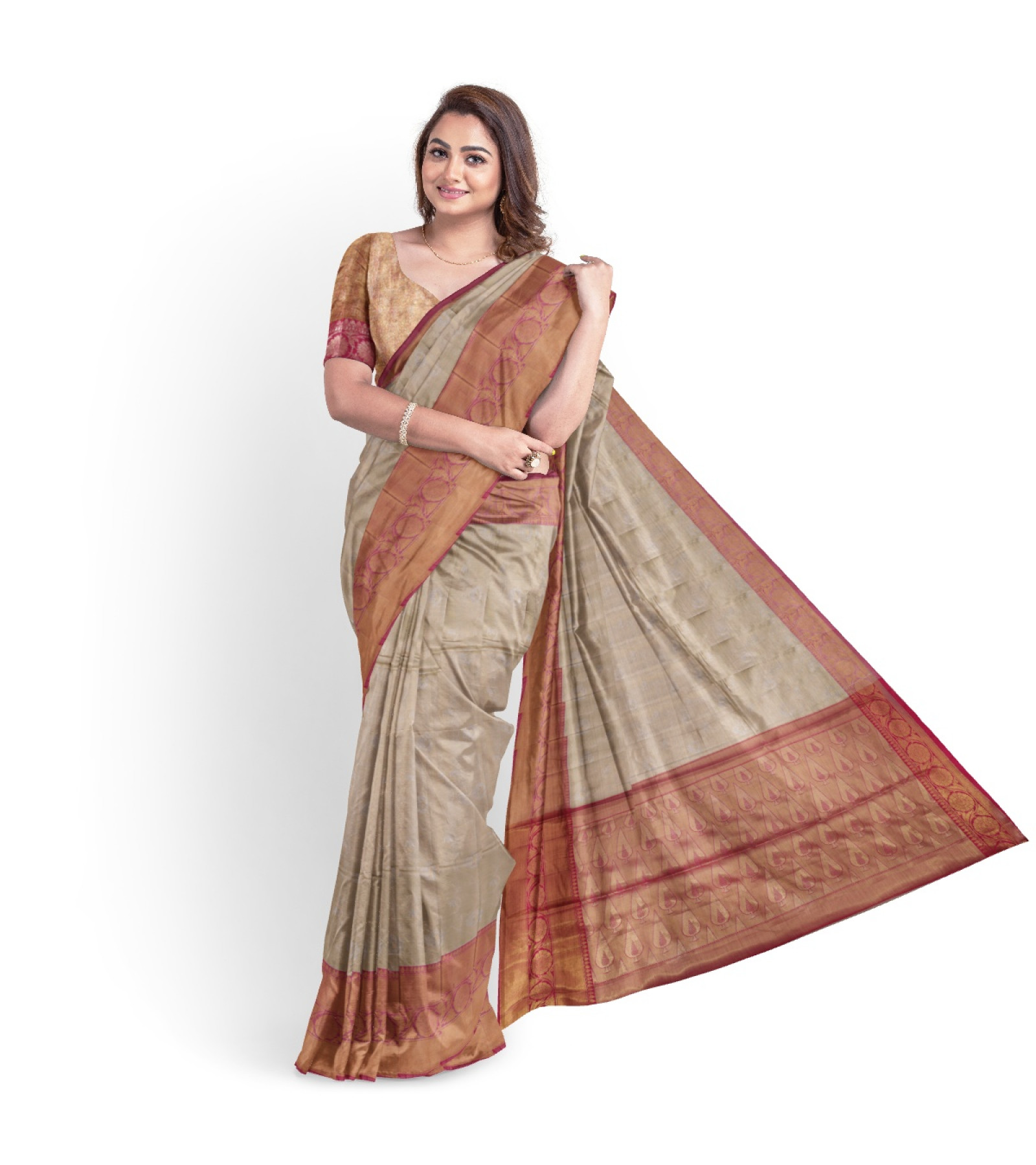 Exclusive Silk Banarasi Saree by Abaranji 